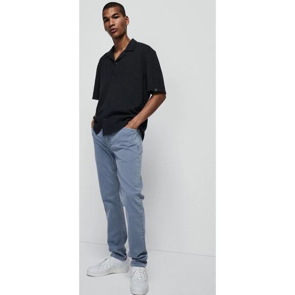 Mens rag & bone Fit 2 Aero Stretch Slim Fit Jeans in French Blue Size 34X32 $200 - Picture 1 of 5